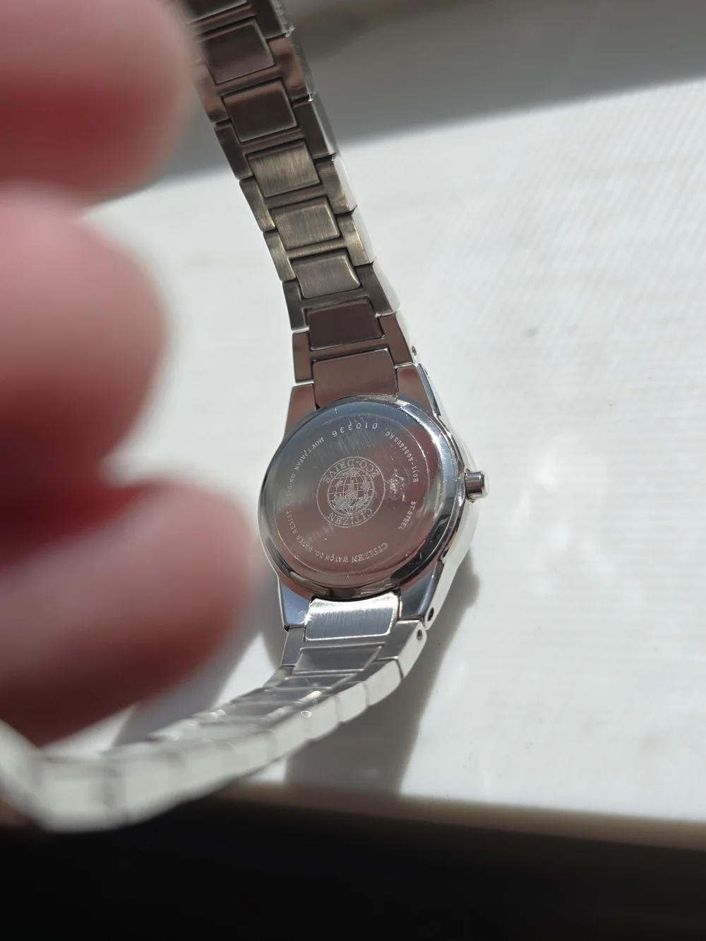 Citizen Eco-Drive Womens Black Dial With Diamond Accents